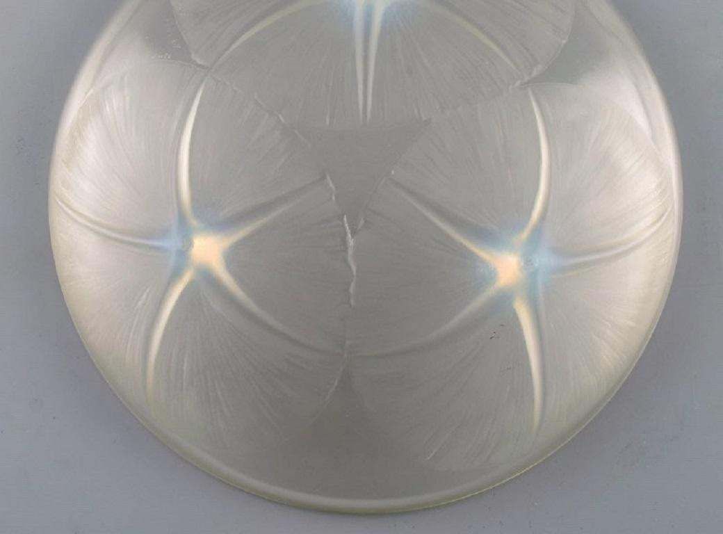 Early René Lalique Volubilis Bowl In Clear And Frosted Mouth Blown Art Glass photo buy