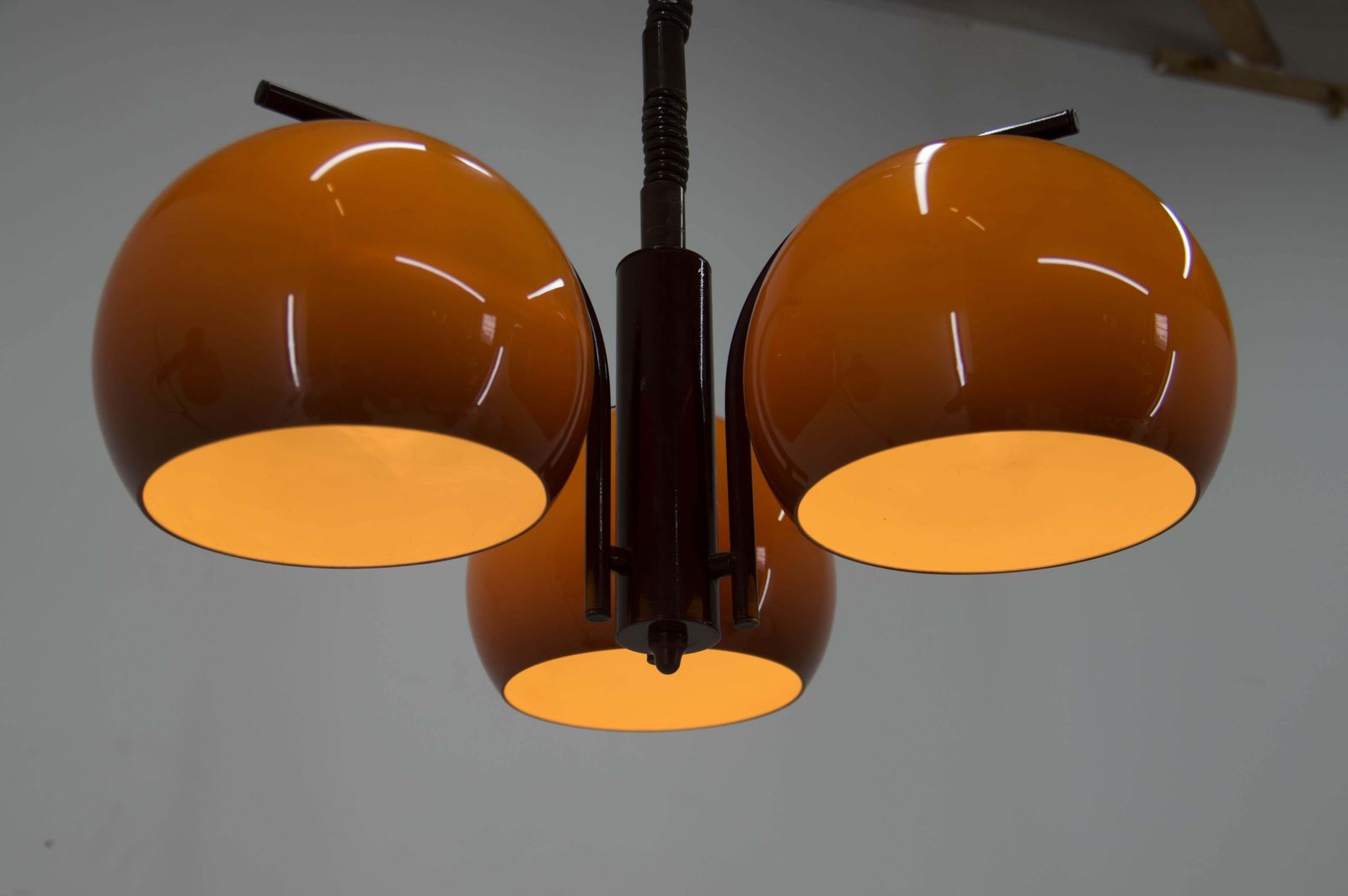 Set Of Floor Lamp And Chandelier, Hungary, 1960s photo Lighting