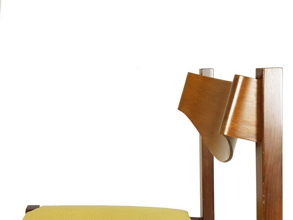 Italian Green Dining Chairs By Arch Ramella For Luigi Sormani 1960s Set Of 4 photo for sale