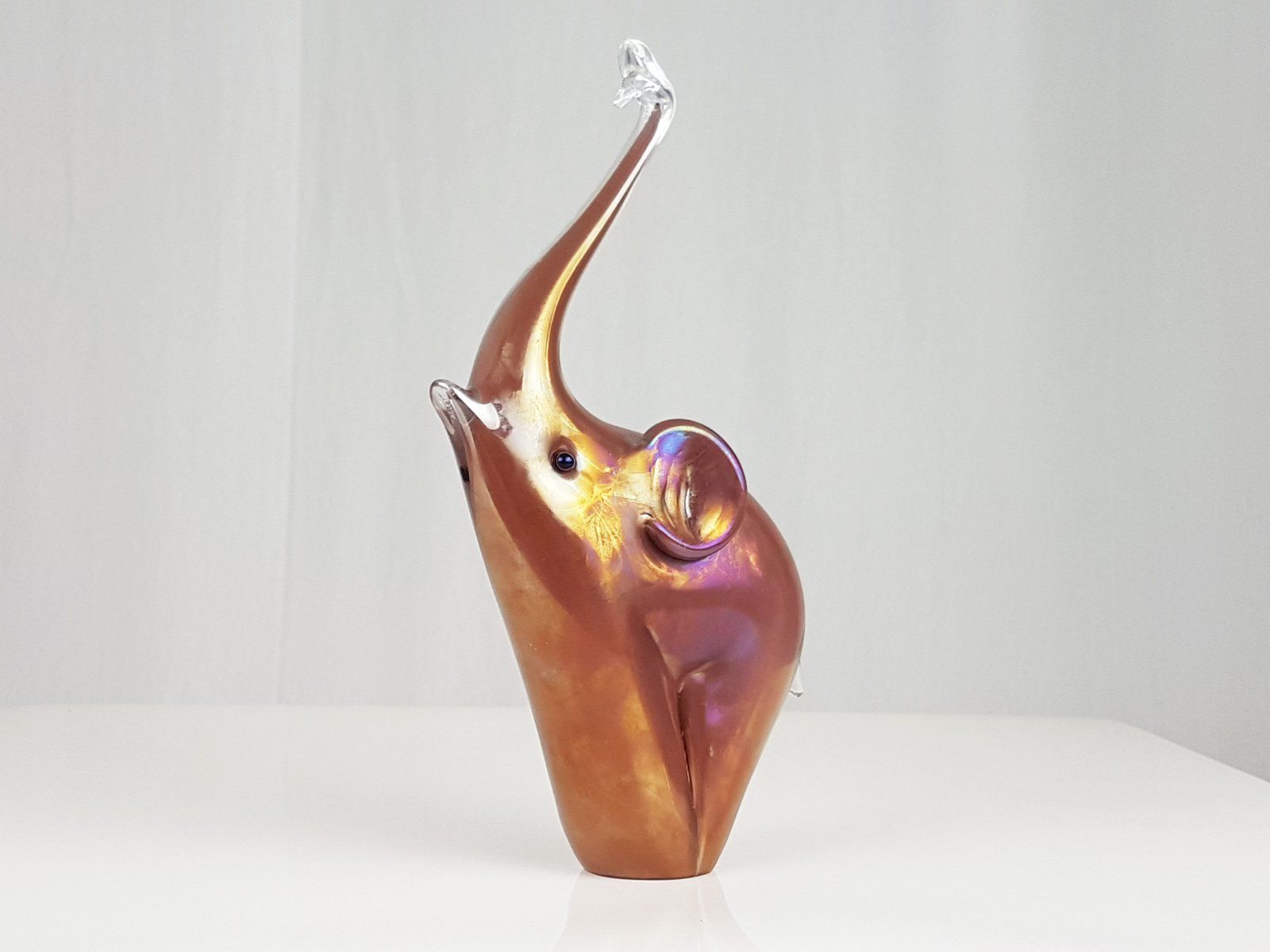 Red Murano Glass Elephant From Archimede Seguso, 1960s photo Art