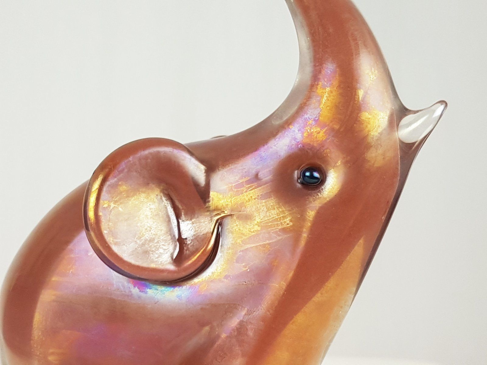 Red Murano Glass Elephant From Archimede Seguso, 1960s photo vinterior