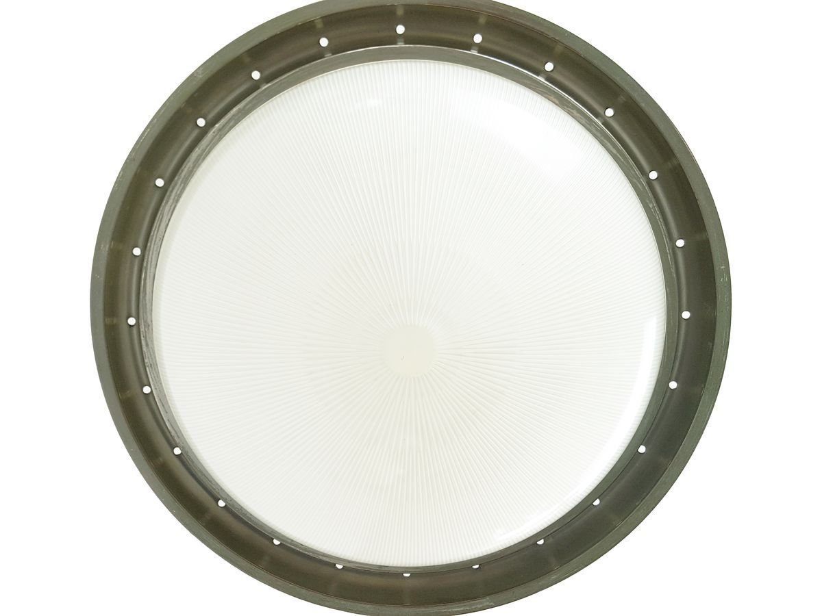 Glass Kappa Ceiling Lamp By Sergio Mazza photo for sale