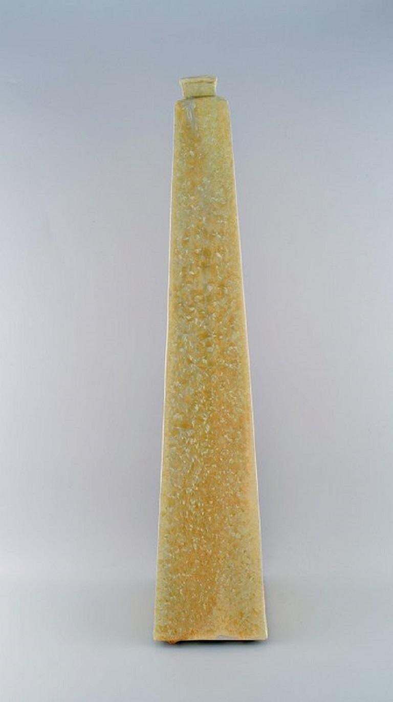 Isak Isaksson, Swedish Ceramicist, Colossal Unique Vase In Glazed Ceramics photo buy