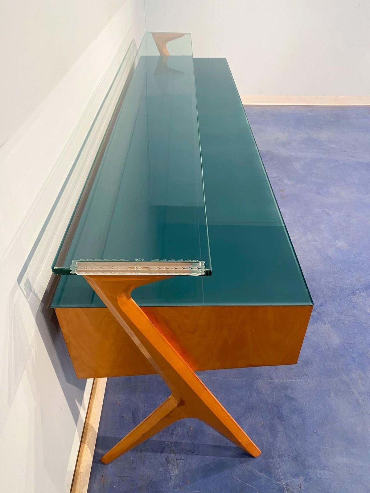Italian Mid Century Sideboard Or Vanity Dresser By Vittorio Dassi 1950s photo 5017.0
