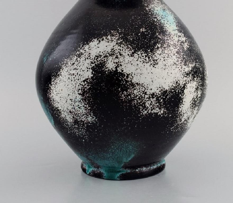 Jens Thirslund For Kähler, Hak, Vase In Glazed Stoneware, 1920s/30s photo vinterior