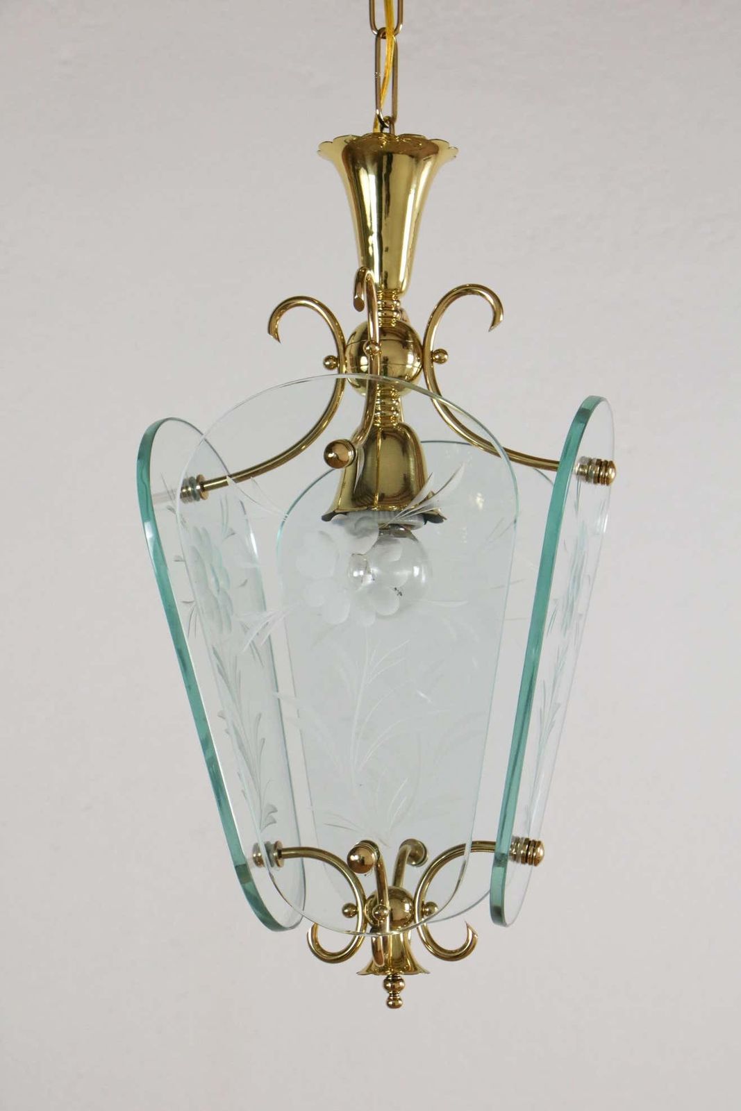 Italian Mid Century Lantern Or Pendant Lamp By Pietro Chiesa For Fontana Arte photo 2338.0