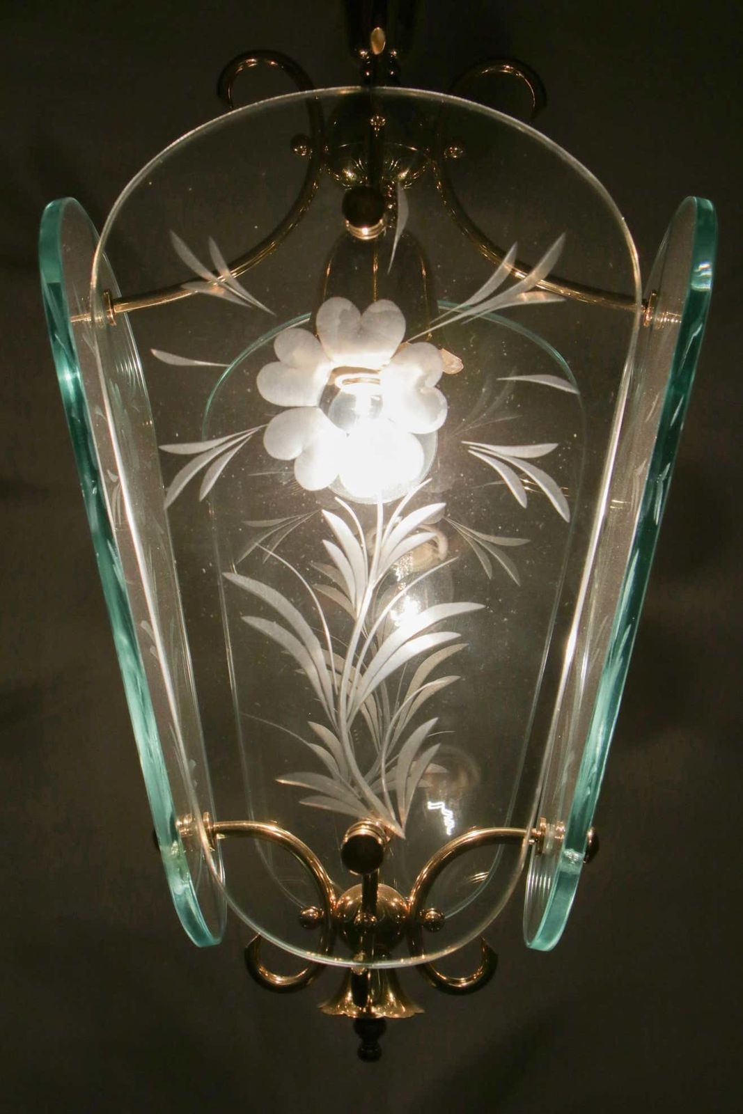 photo buy Italian Mid Century Lantern Or Pendant Lamp By Pietro Chiesa For Fontana Arte