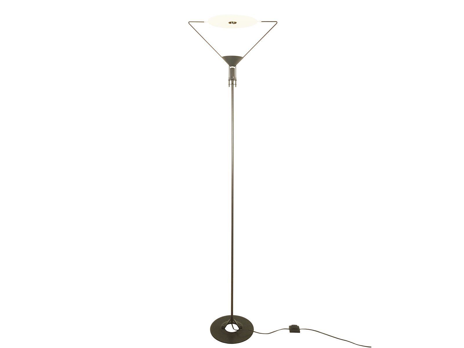 Ivory & Black Metal Polifemo Floor Lamp By Carlo Forcolini For Artemide, 1980s