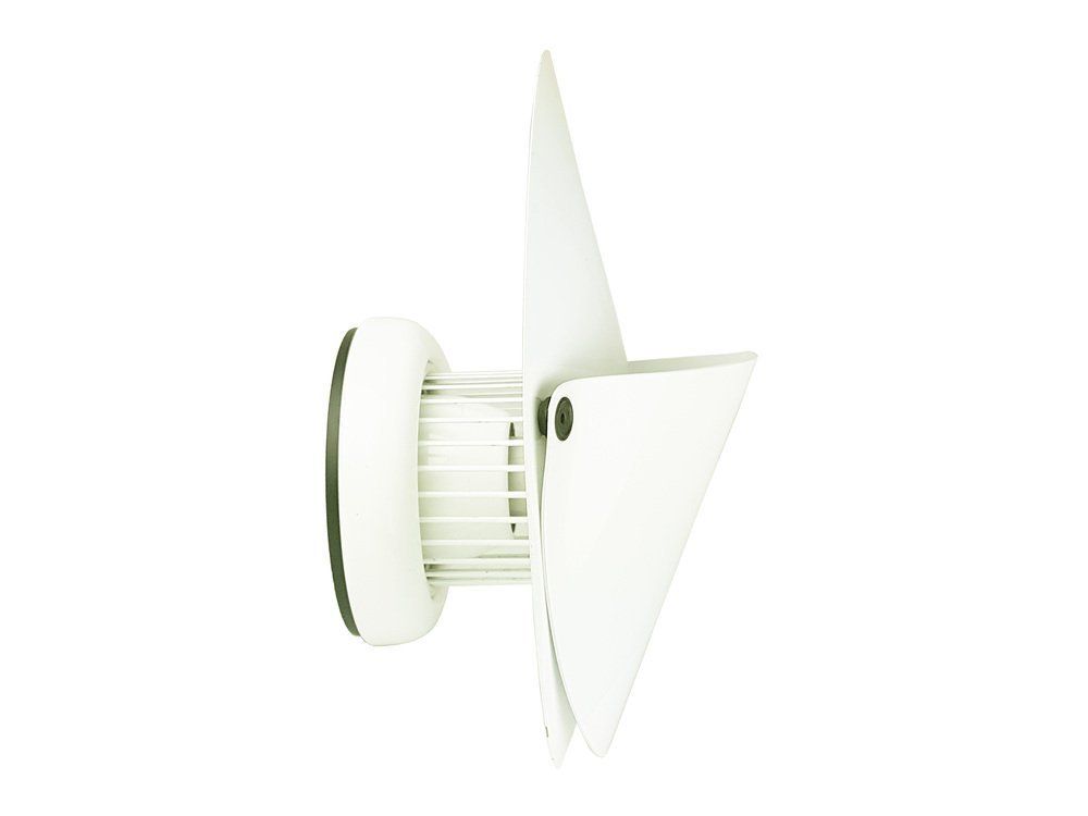 White Metal & Rubber Giovi Wall Lamps By Achille Castiglioni For Flos, 1976, Set Of 2