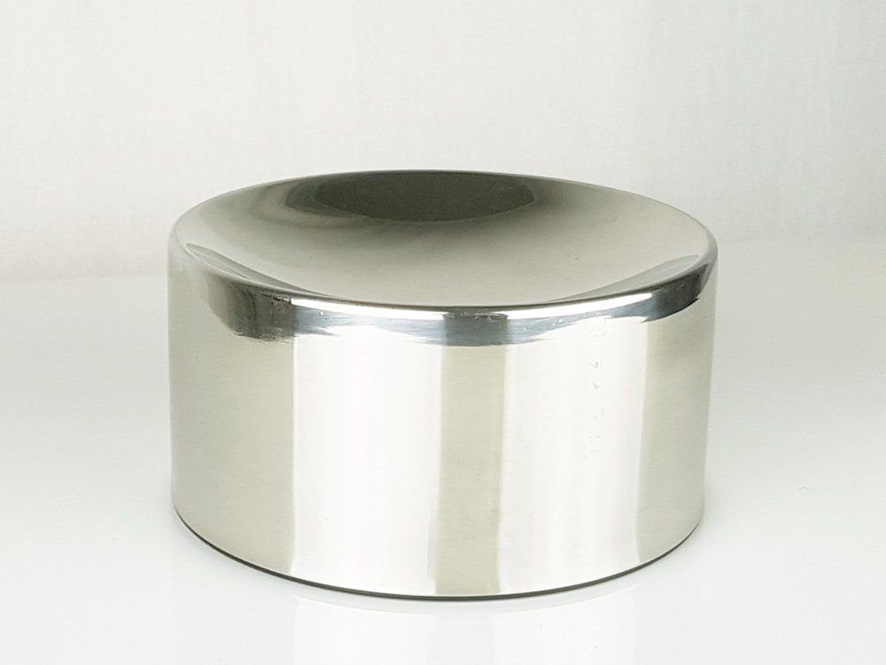 Steel And Black Plastic Table Ashtray By Emma Gismondi Schweinberger For Artemide, 1960s photo furniture