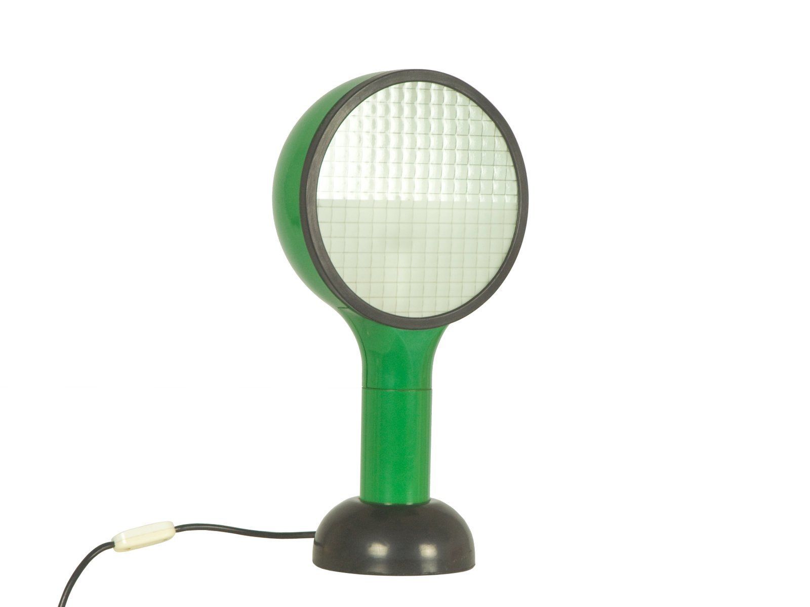 Italian Green And Black Plastic Table Lamp By Adam Thiani & Alberto Dal Lago For Francesconi