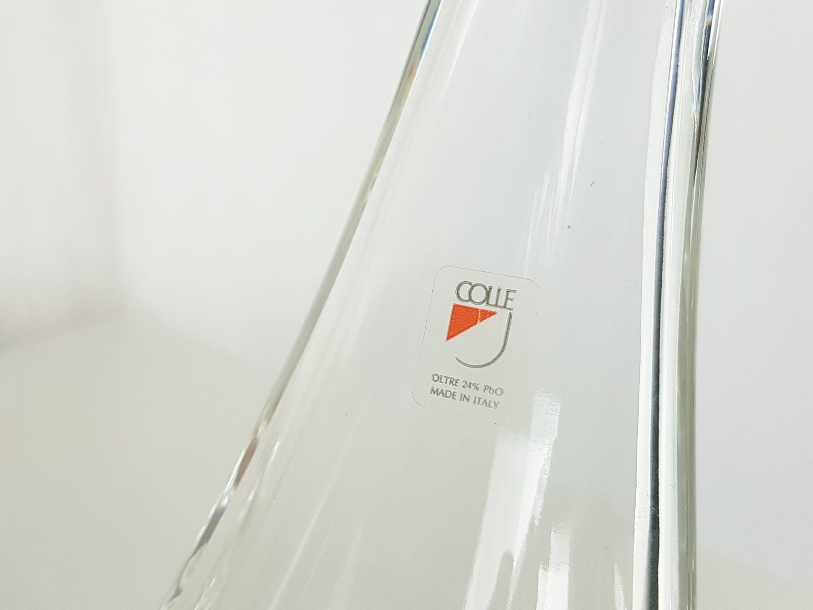 Crystal Vases By Angelo Mangiarotti For Cristalleria Colle 1980s Set Of 3 photo Home Decor