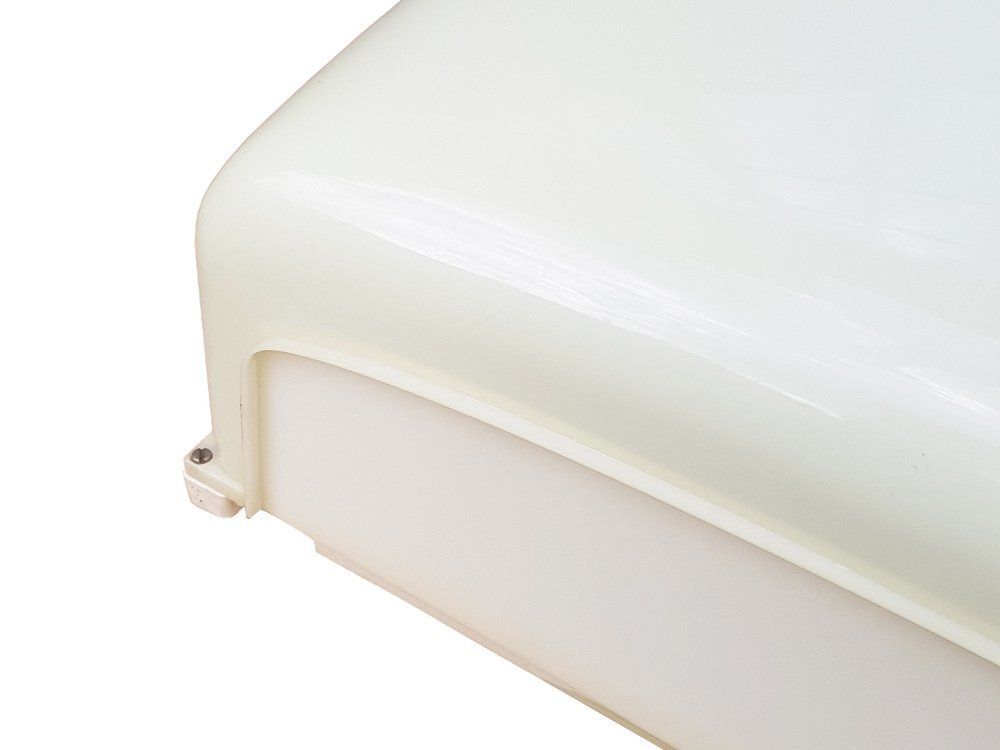 Ivory Plastic Cnosso Wall Or Ceiling Lamp By A. Mangiarotti For Artemide 1969 Set Of 5 photo for sale