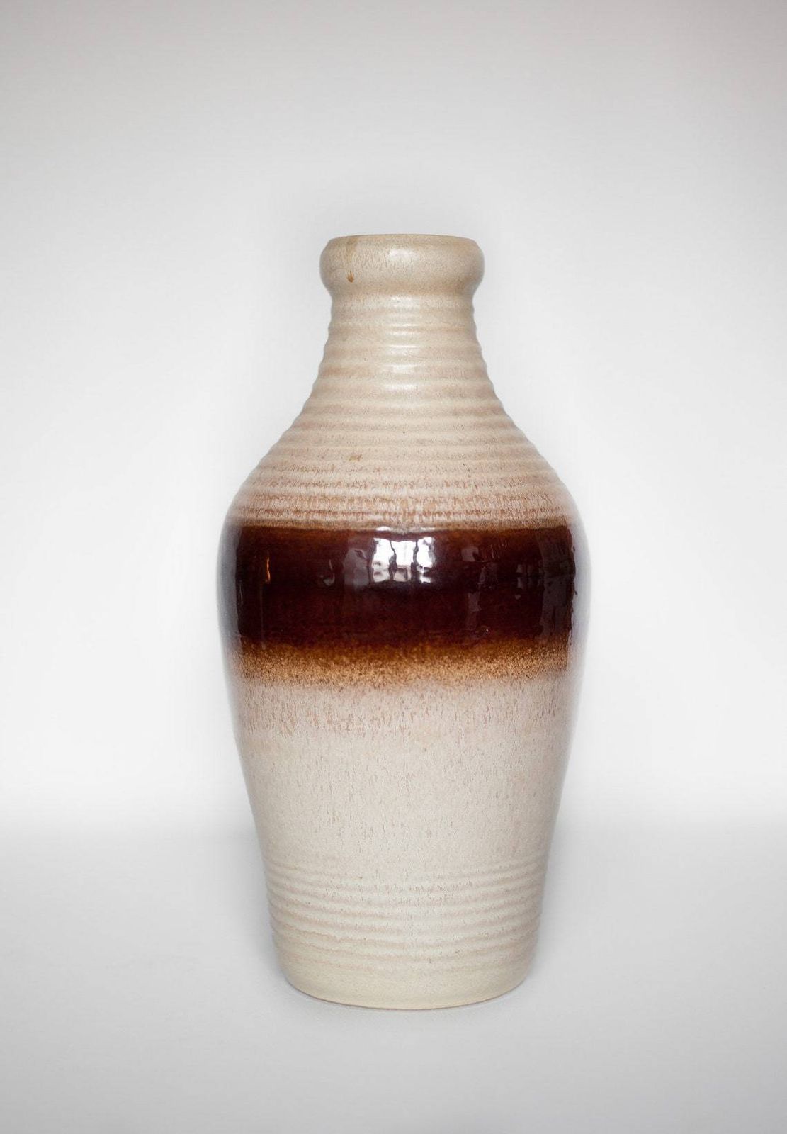 photo furniture Large Vase West Germany Bay 631 40, Flower Pot, Base For Lamp, Pottery, Collection, Interior Design, Retro, 70's