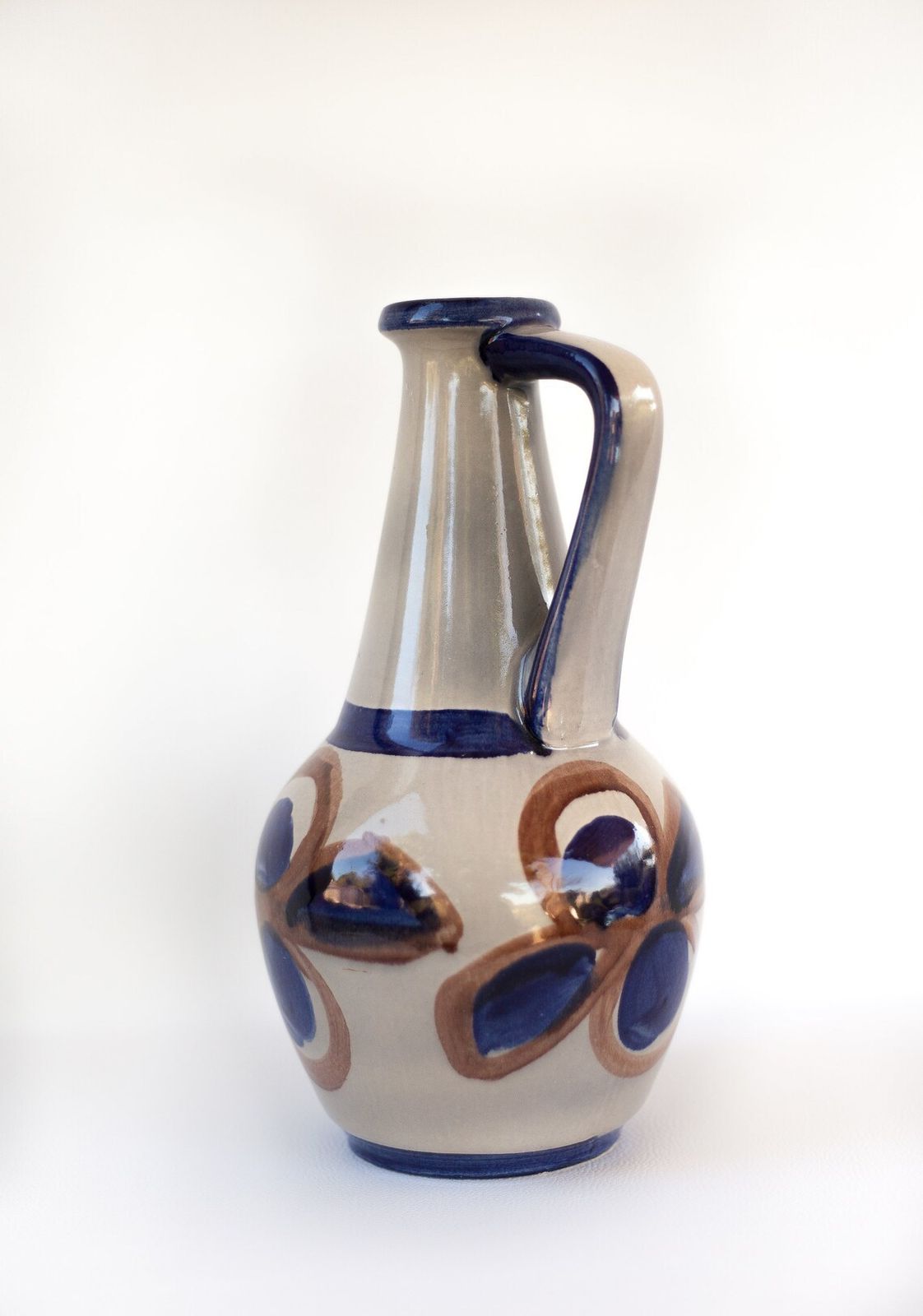 Vase Bay West Germany 67 30, Ceramic Jug, Flower Pot, Vase Patterns Flowers photo Home Decor