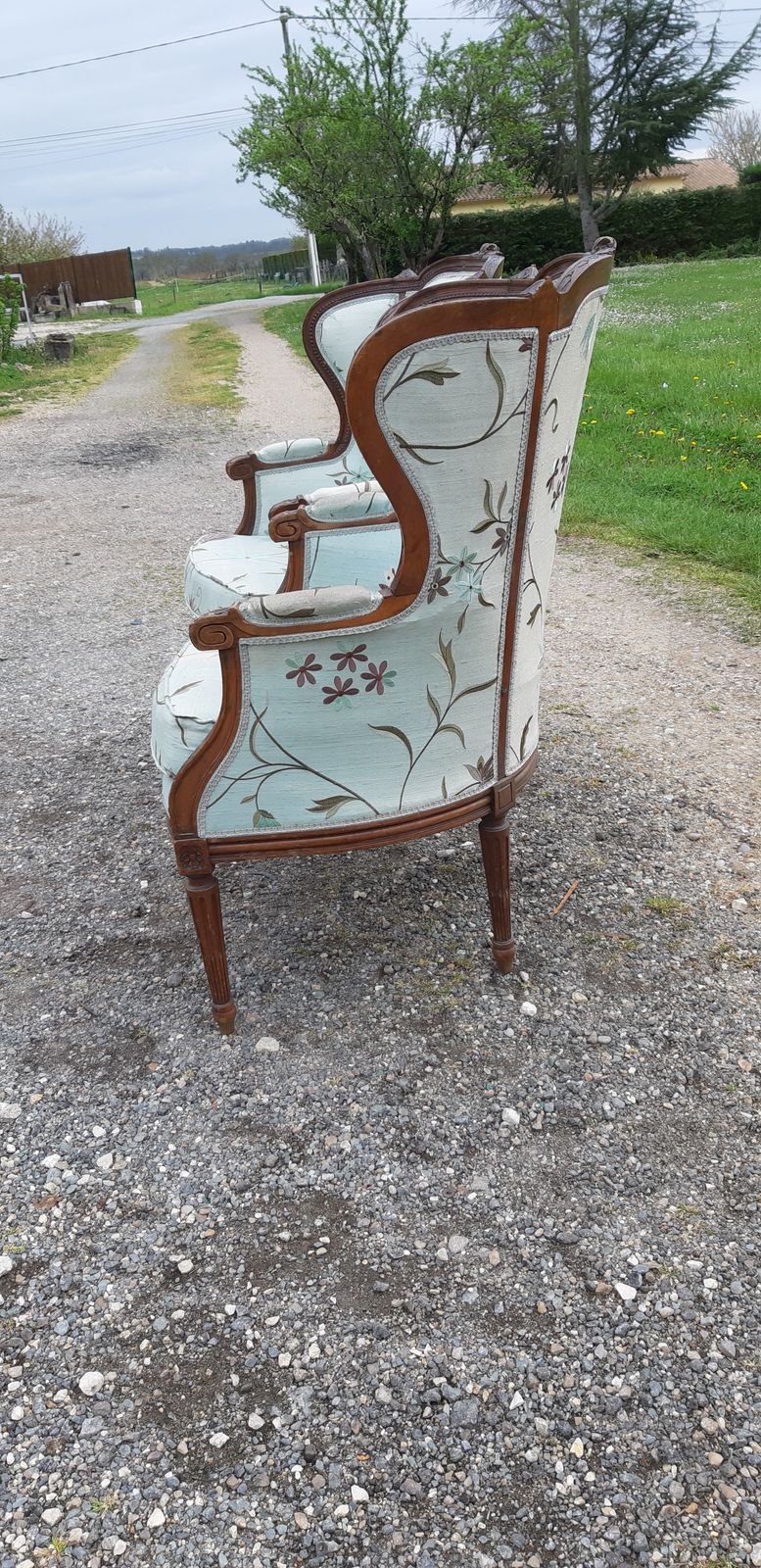 photo furniture Pair Of Cabriolet Armchairs With Ears, 1930,