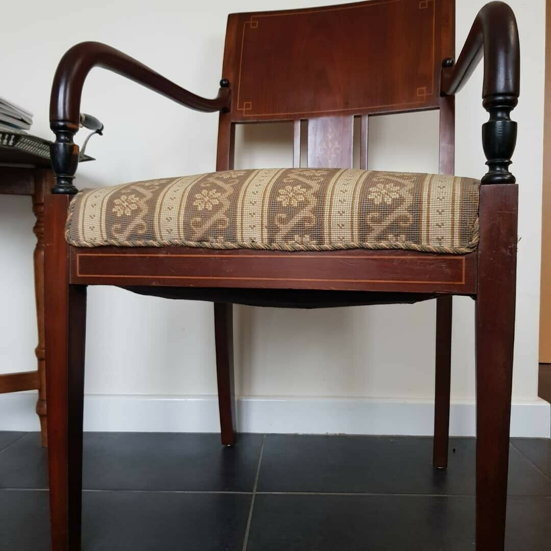 Rare Stunning Mid 19th Century Danish Empire Armchair