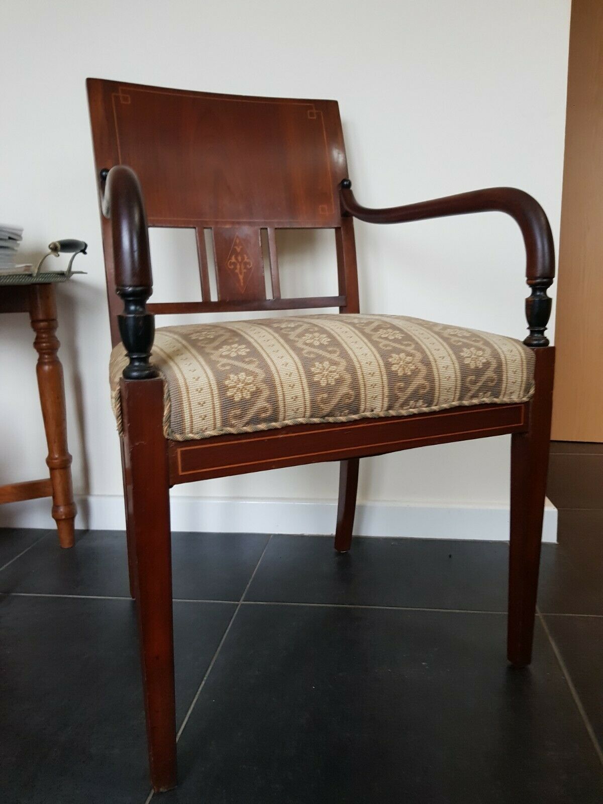 Rare Stunning Mid 19th Century Danish Empire Armchair photo furniture