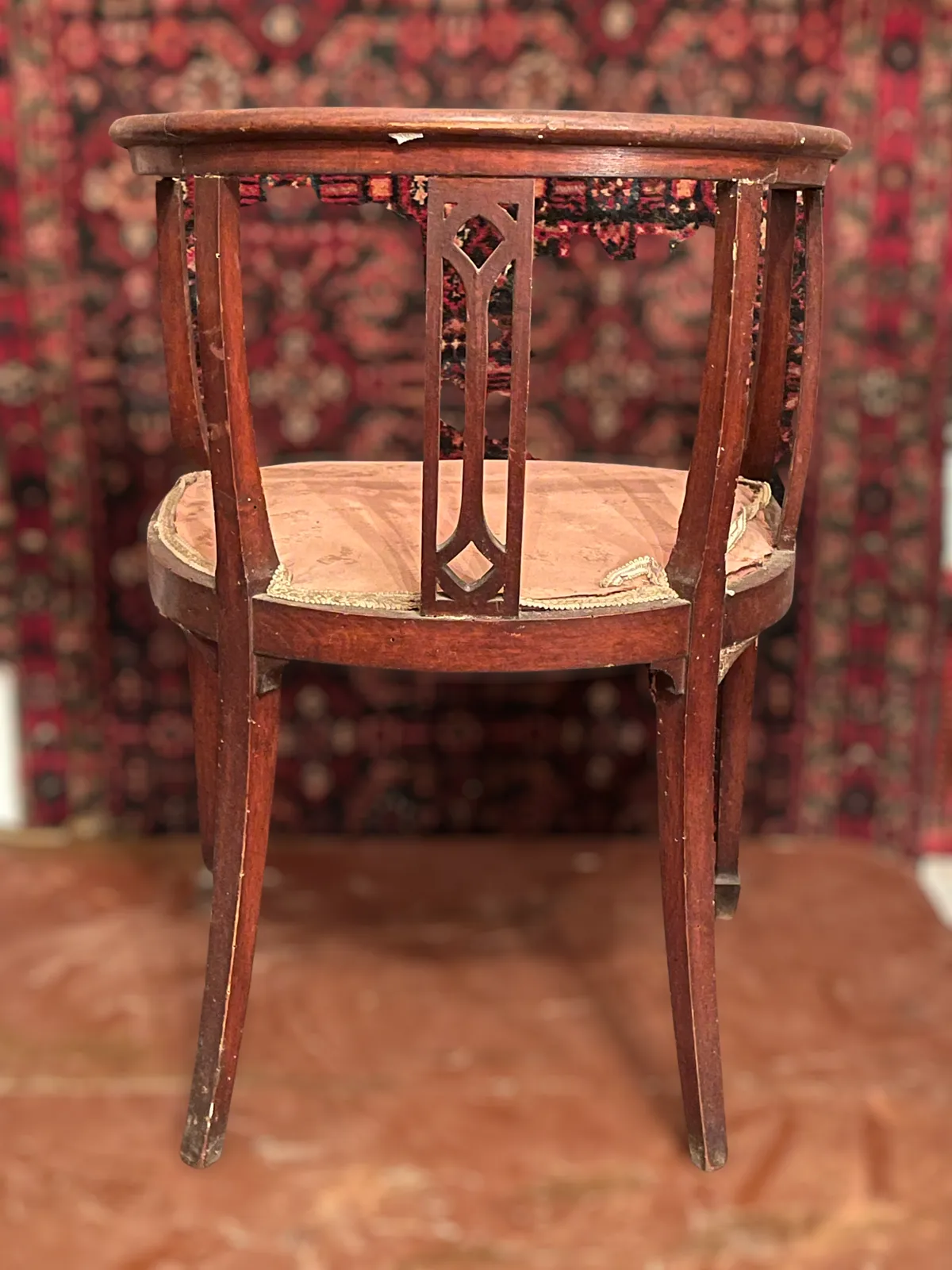 Vintage Tub Chair, Structure Integrates, Upholstery From Again photo for sale