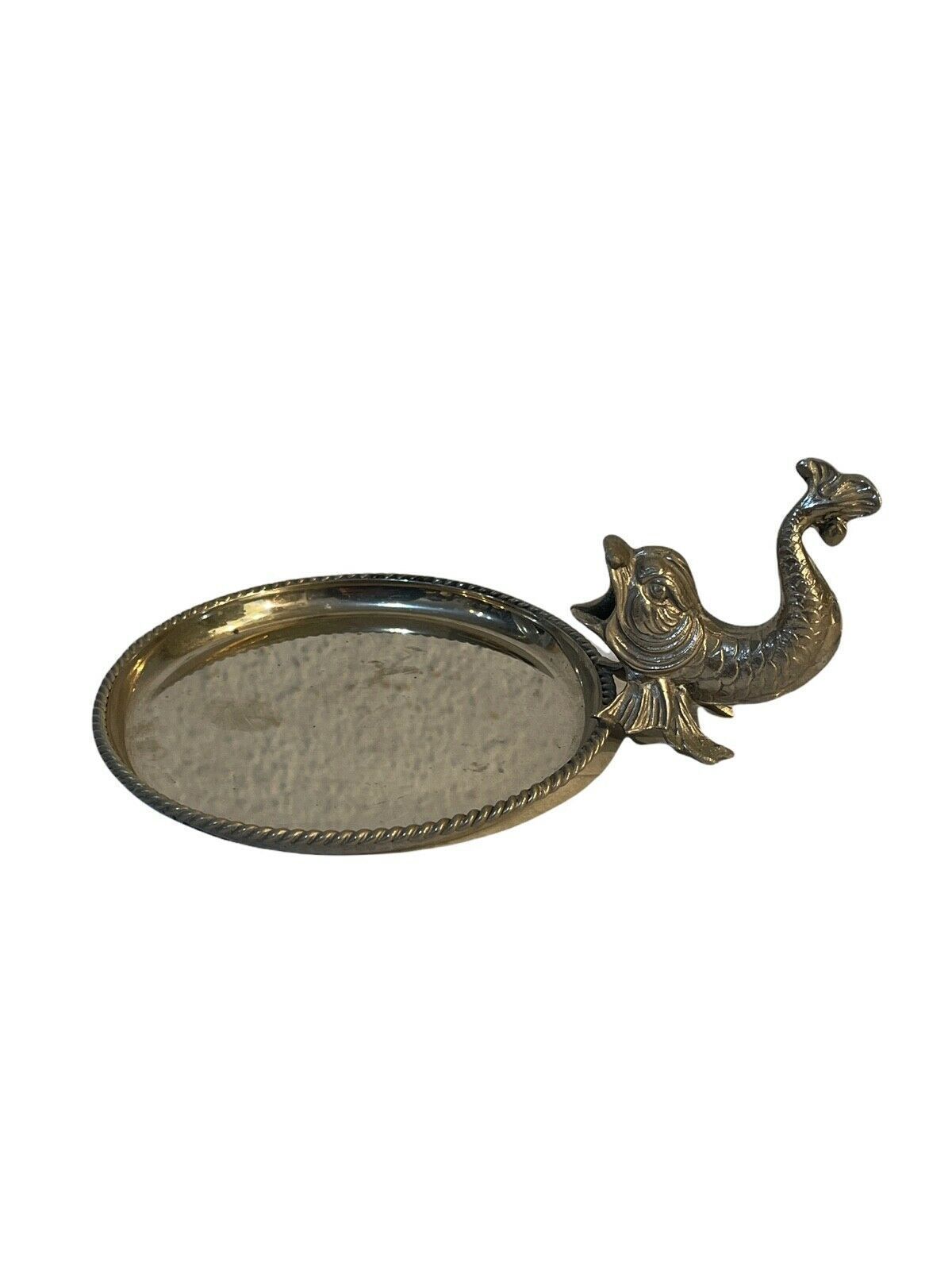 Sottobottiglia In Silver Plate, Twentieth Century, With Elegant Stylized Handle