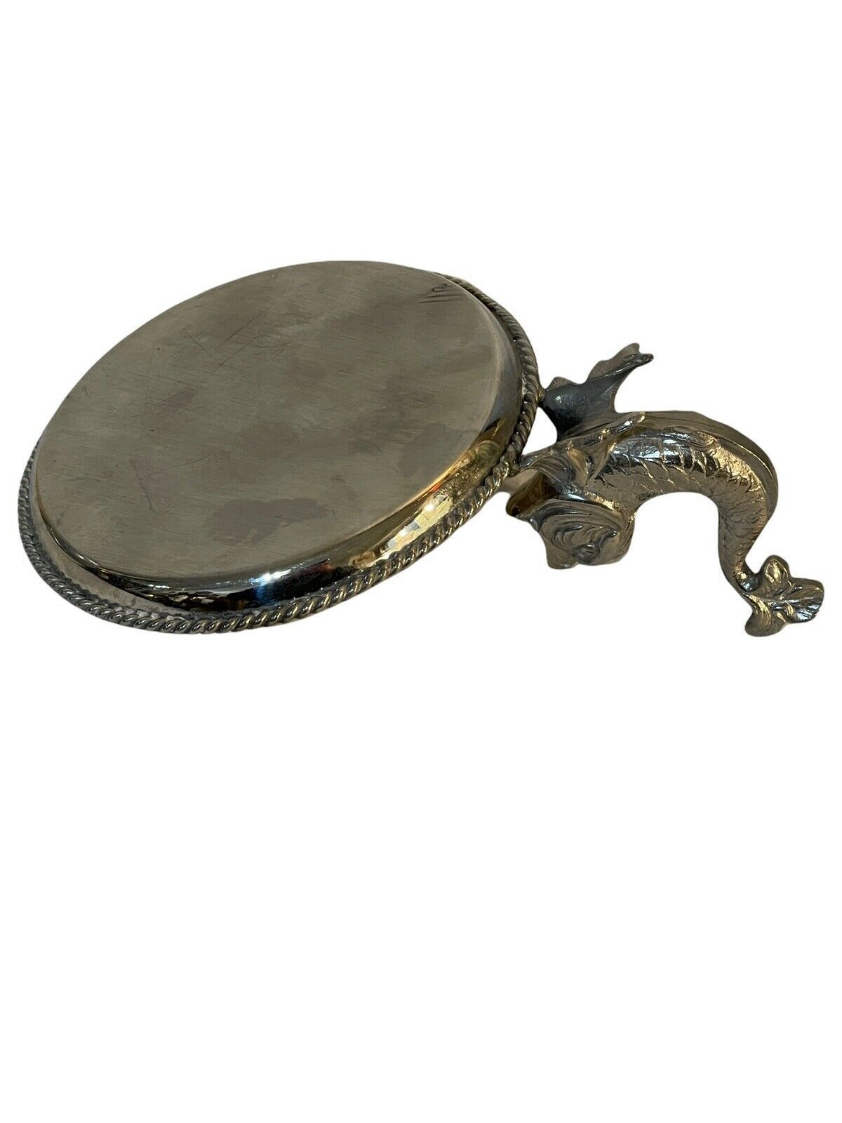 Sottobottiglia In Silver Plate, Twentieth Century, With Elegant Stylized Handle photo 130.0