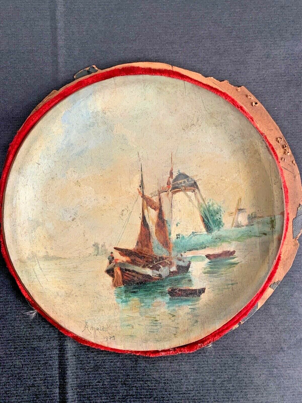 Pair Of Marine Paintings Pair Of Marine Paintings photo furniture