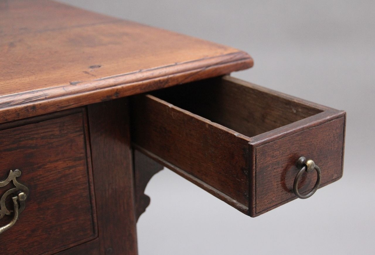 Furniture 18th Century Oak Side Table, 1700s photo