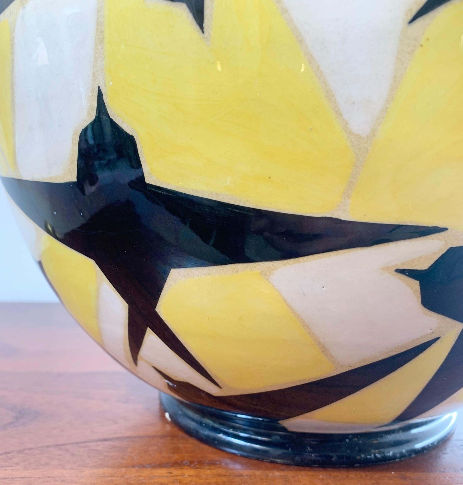 Ceramic Vase Signed By Fenice Albisola For Manlio Trucco   Italy 1930 photo buy