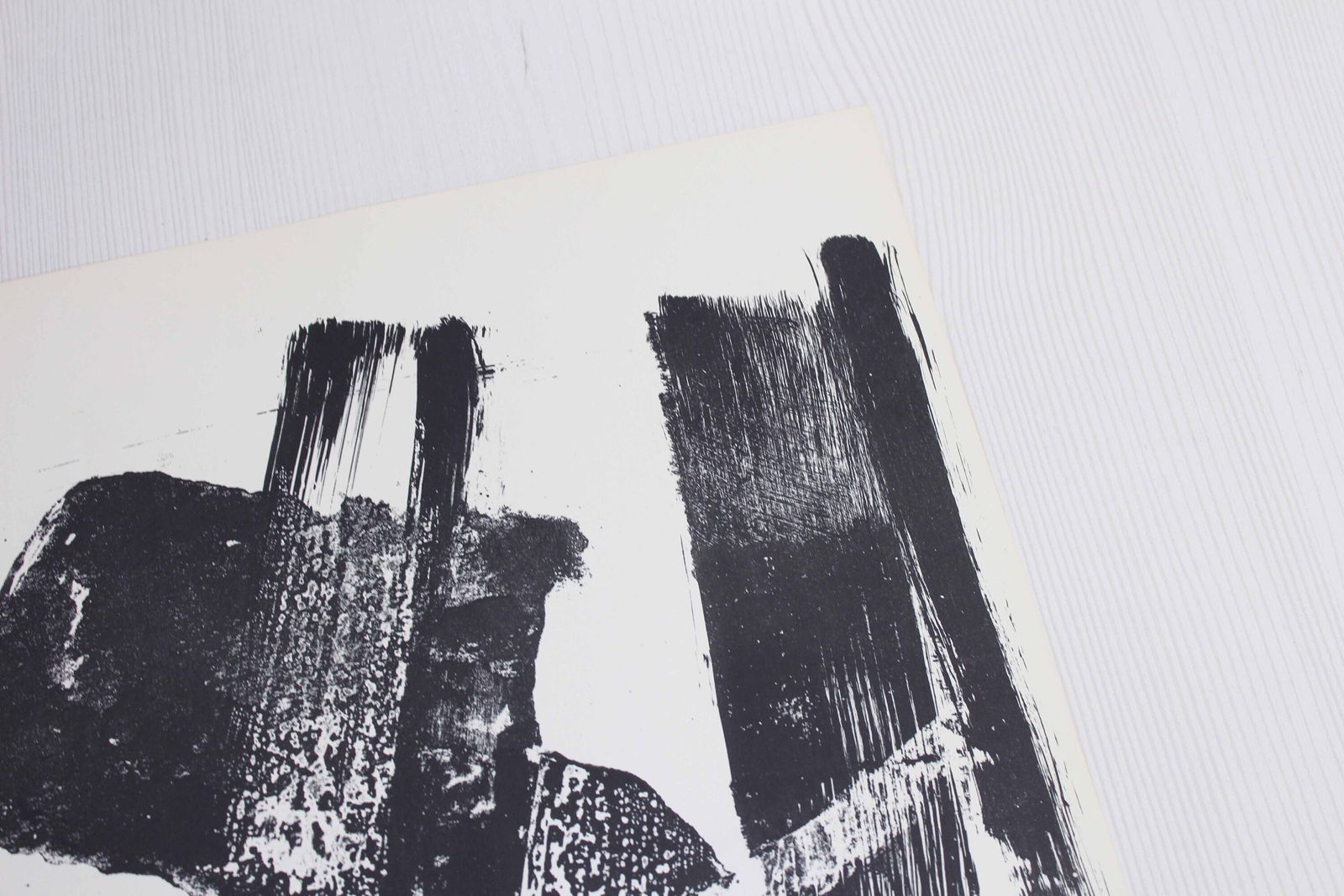 Lithograph By Swiss Artist Bernd Völkle 1963 photo Art