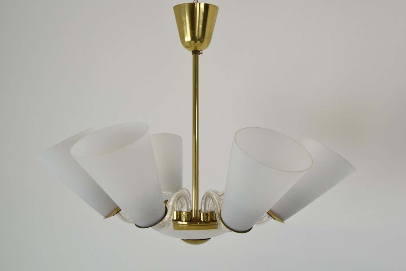 Mid Century Chandelier/Kamenicky Senov,1960's. photo for sale