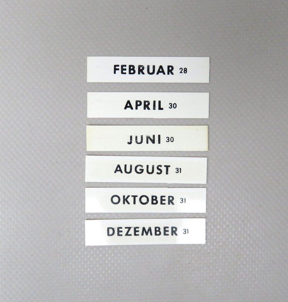 photo buy Art Deco Chrome Eternal Calendar From Jakob Maul