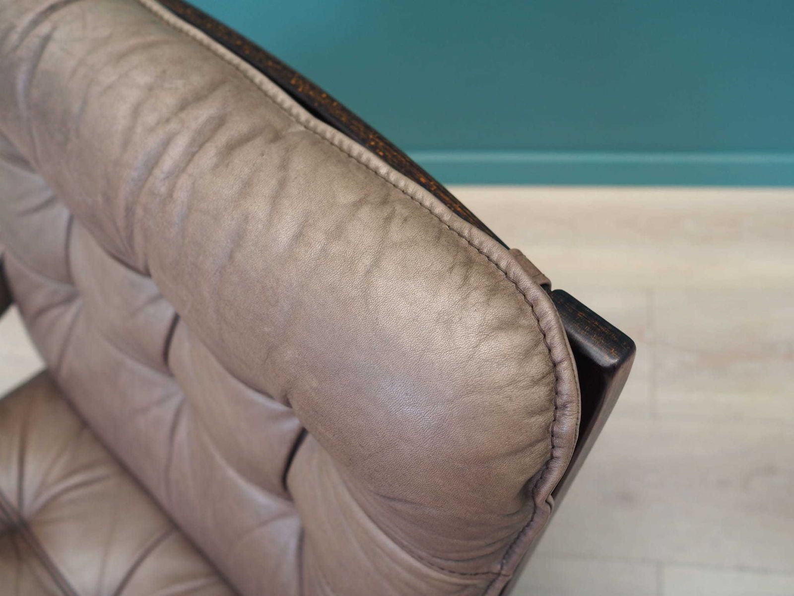 photo buy Leather Armchair, Danish Design, 1960s, Manufactured By Genega Møbler