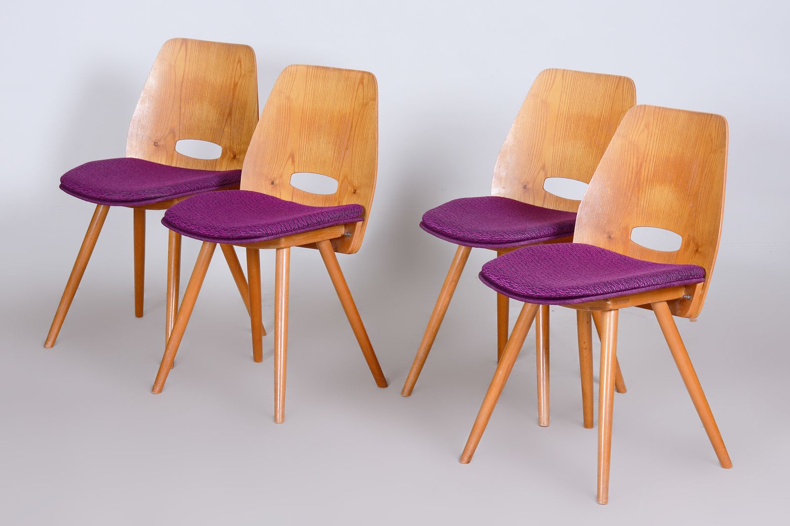 Mid Century Modern Dining Chairs, Designed By František Jirák For Tatra Nábytok photo furniture