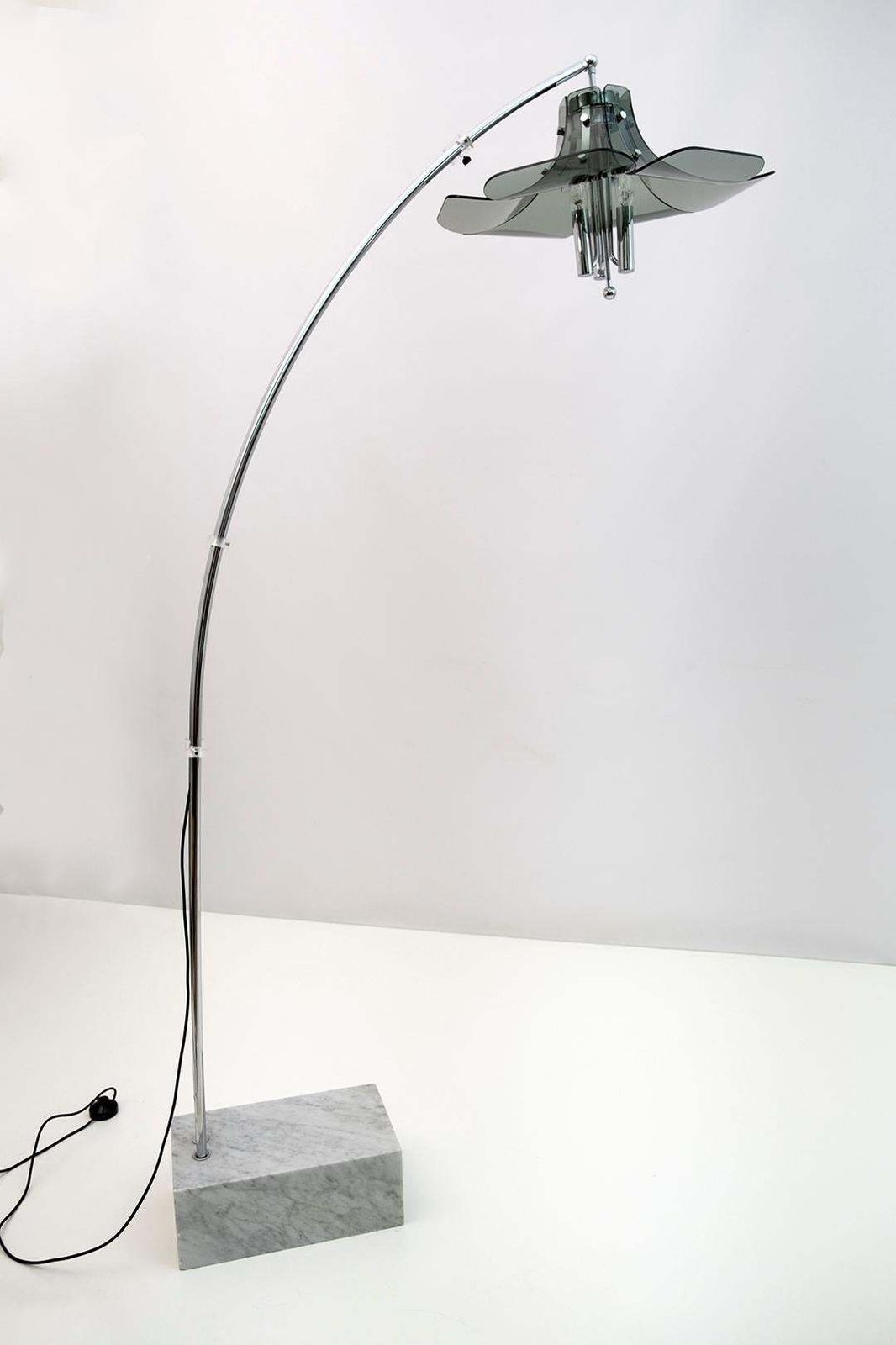 photo furniture Fontana Arte Vintage Italian Arc Floor Lamp By Max Ingrand, 1970s