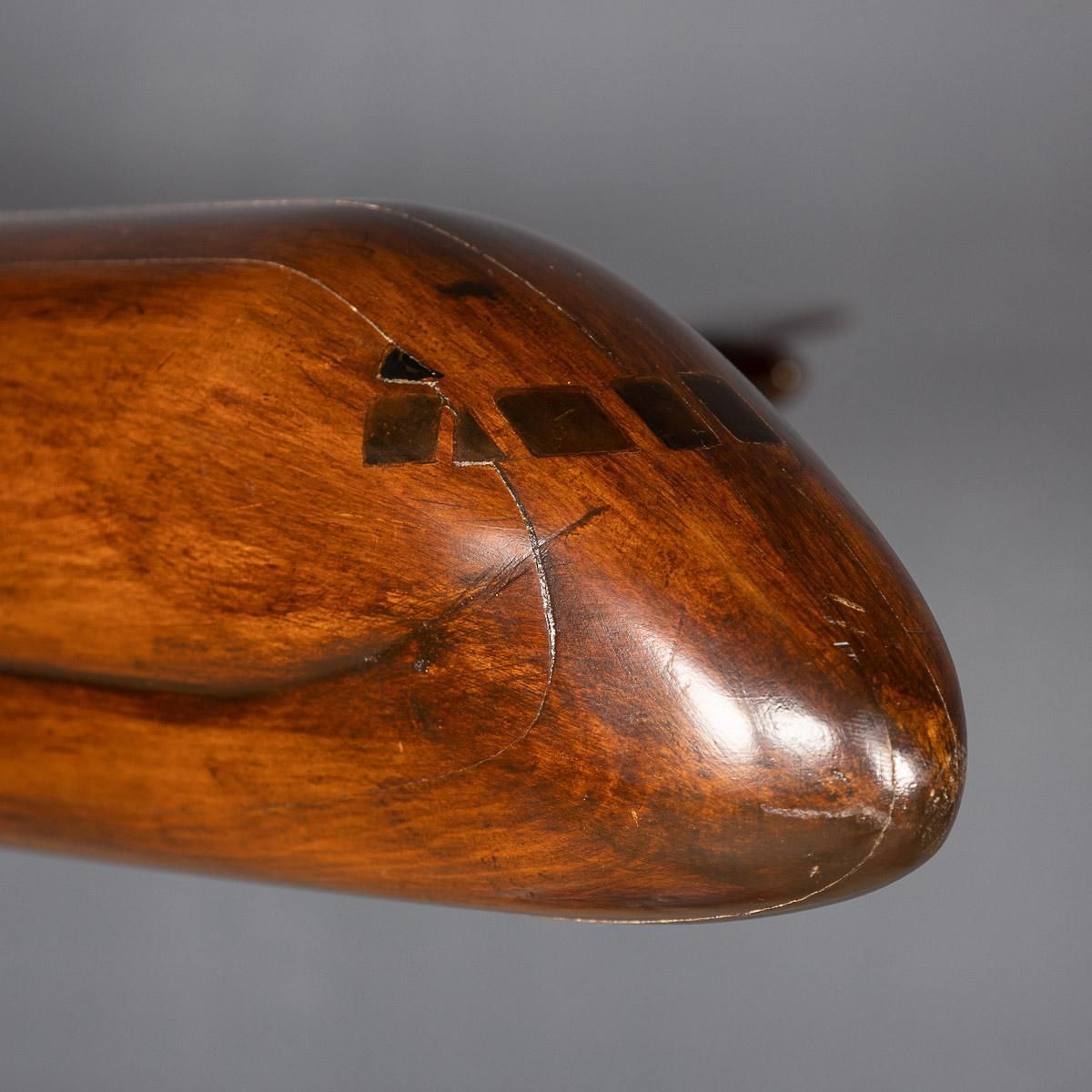20thc Mahogany Model Of A Hawker Siddeley Nimrod Airplane C.1960 photo buy