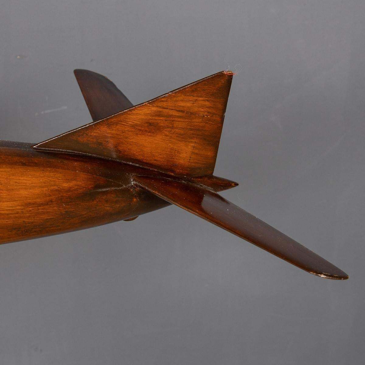 photo vinterior 20thc Mahogany Model Of A Hawker Siddeley Nimrod Airplane C.1960