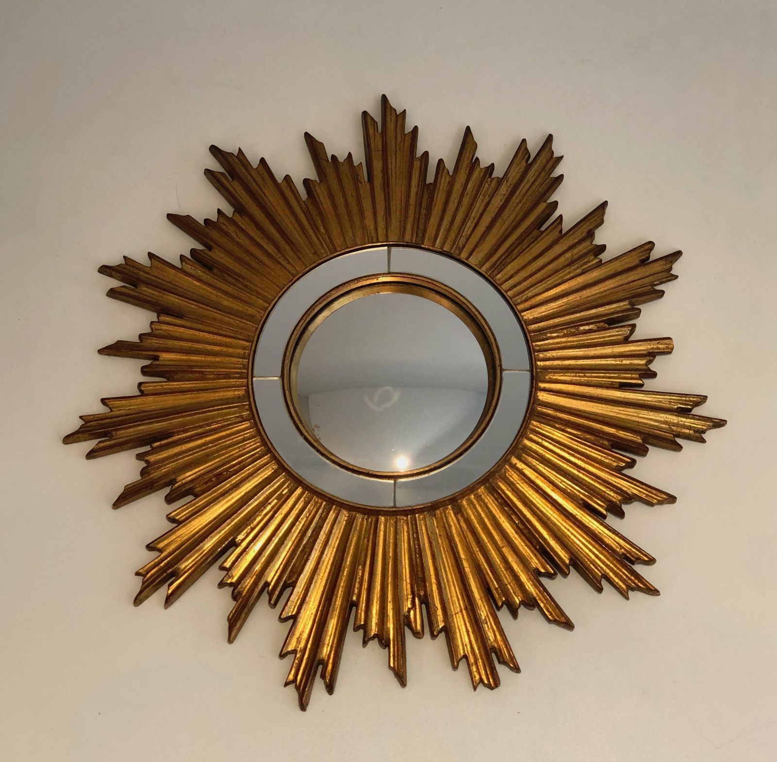 680.0 Golden Resin Sun Mirror, 1970s photo