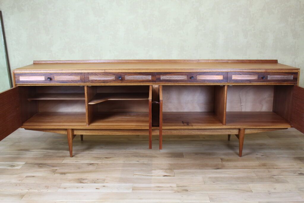 Scarce Archie Shine Rosewood And Teak Berkshire Sideboard By Robert Heritage photo vintage