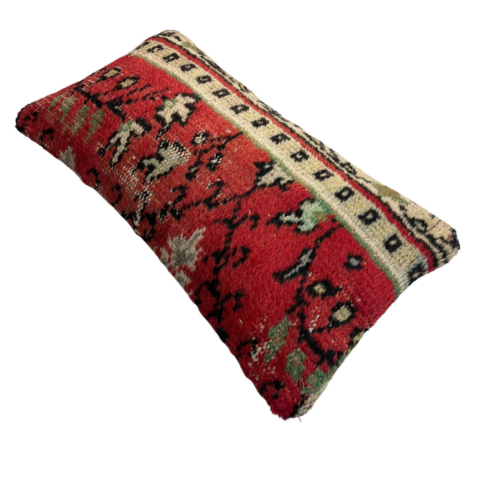 Vintage Hand Made Rug Cushion Cover, Decorative Rug Pillow Cover, Large Vintage Turkish Rug Cushion Cover photo 75.0