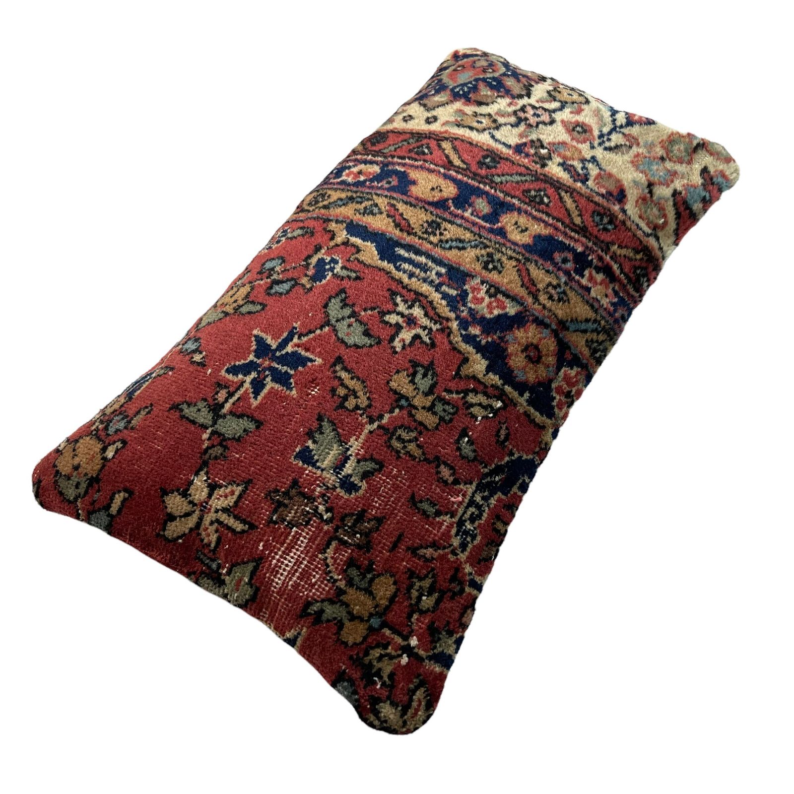 Vintage Hand Made Rug Cushion Cover,  Decorative Rug Pillow Cover, Large Vintage Turkish Rug Cushion Cover photo buy