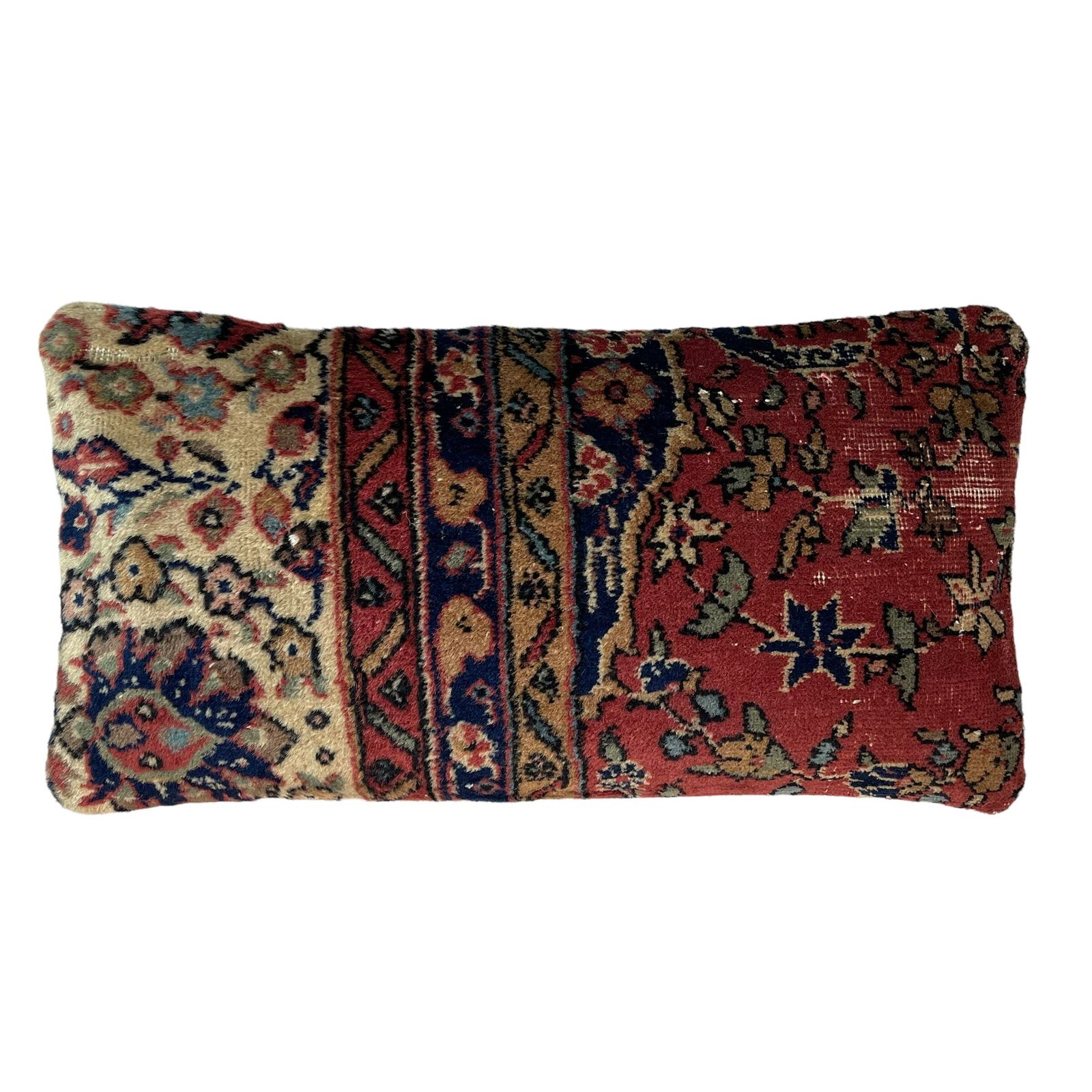 Vintage Hand Made Rug Cushion Cover,  Decorative Rug Pillow Cover, Large Vintage Turkish Rug Cushion Cover photo vintage