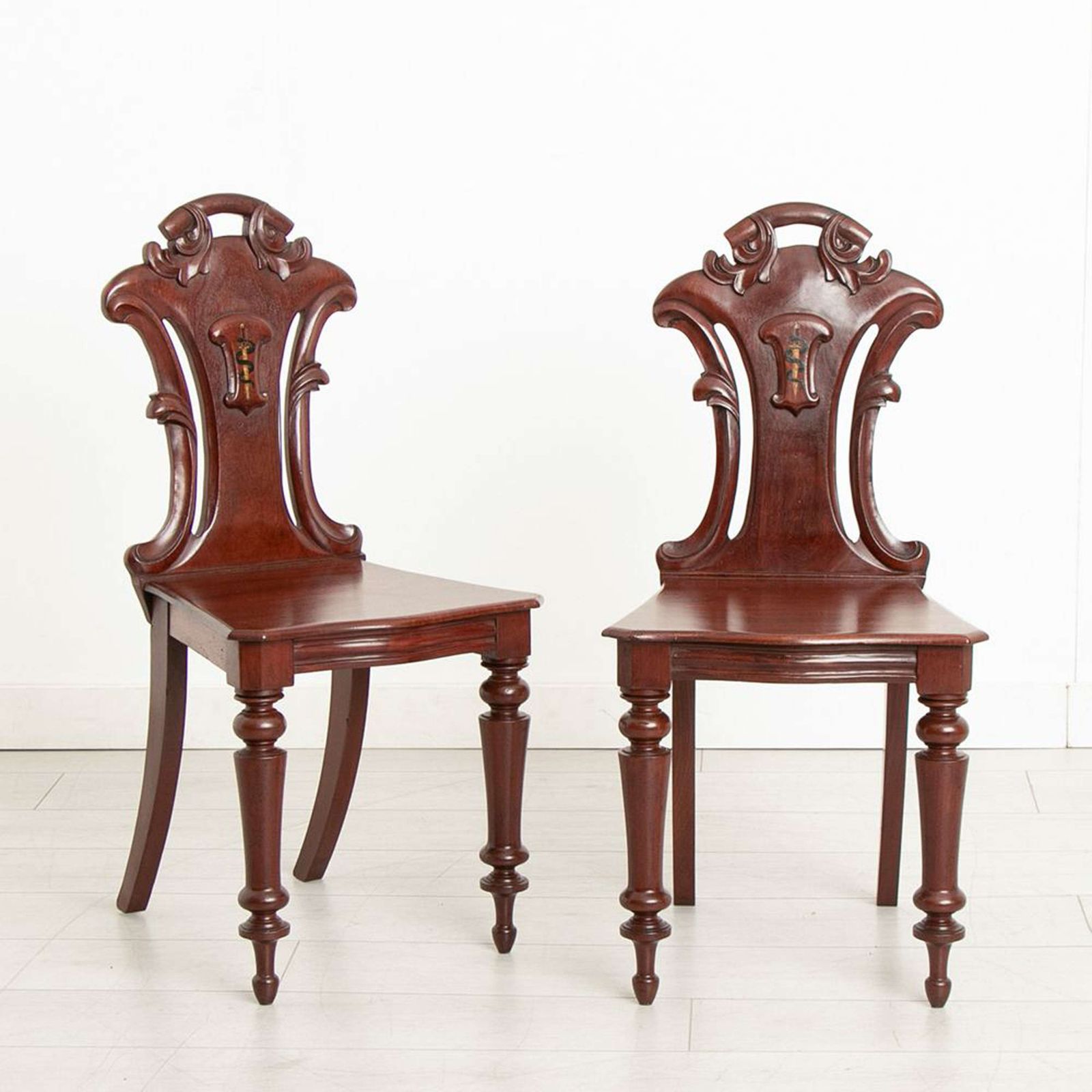 Pair Of Antique Chairs, 1800s