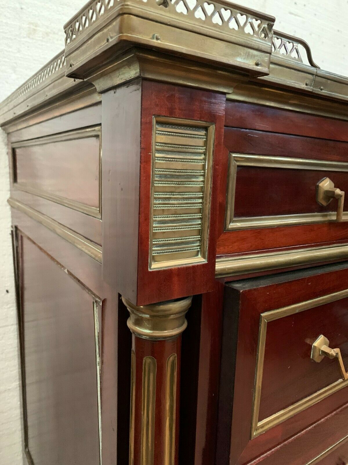 Napoleon III Style Safe Cabinet In Mahogany XX Century photo vinterior