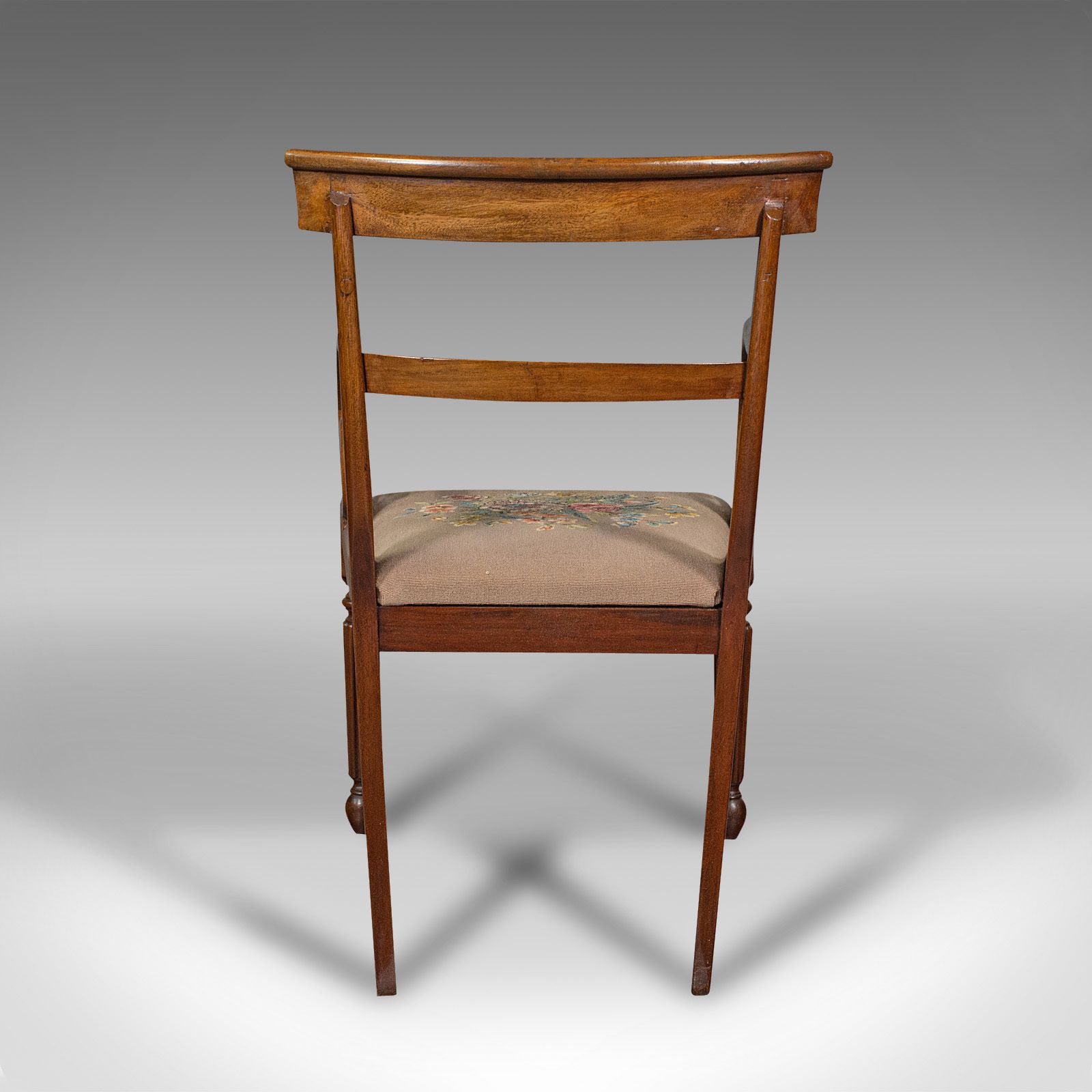 Antique Elbow Chair, English, Armchair, Needlepoint, Drop In Seat photo 895.0