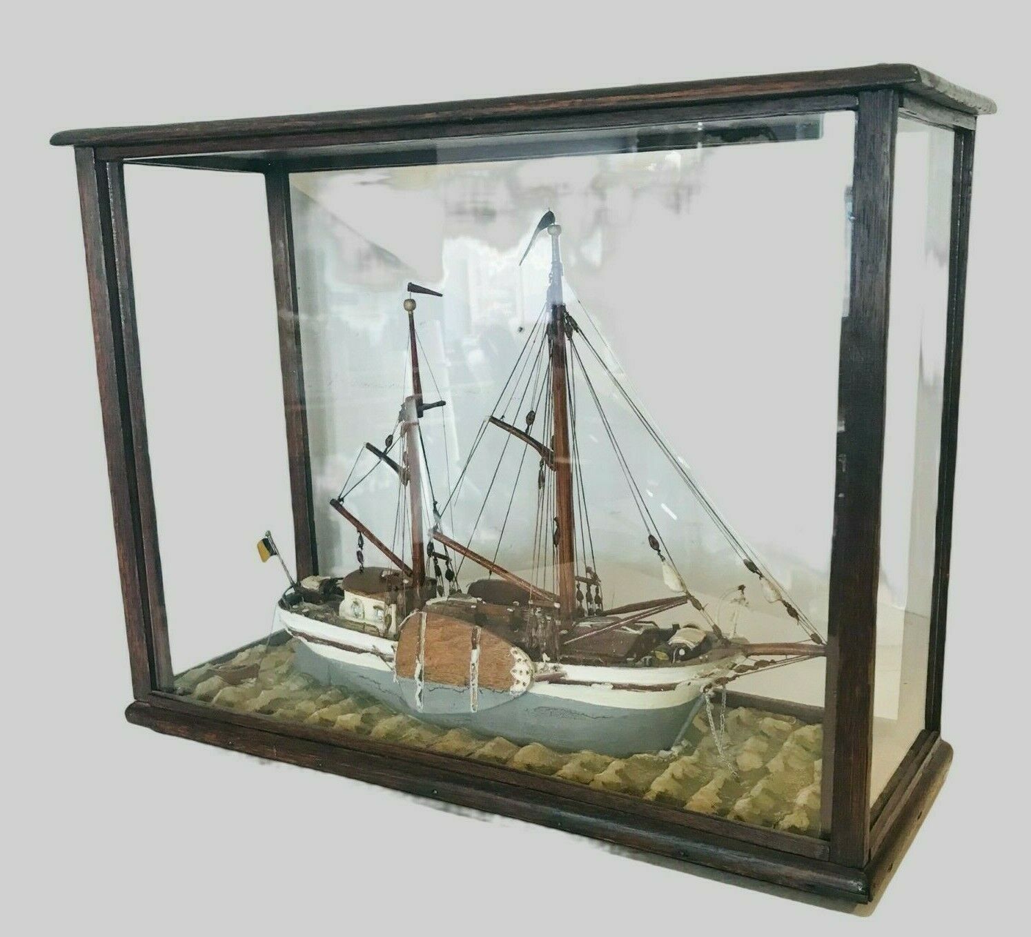 Old Model Of A 20th Century Sailboat