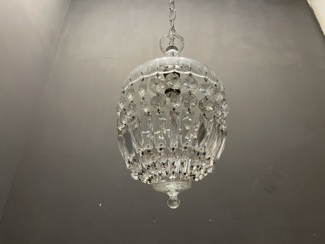 Murano Glass Crystal Light Pendant photo vinterior