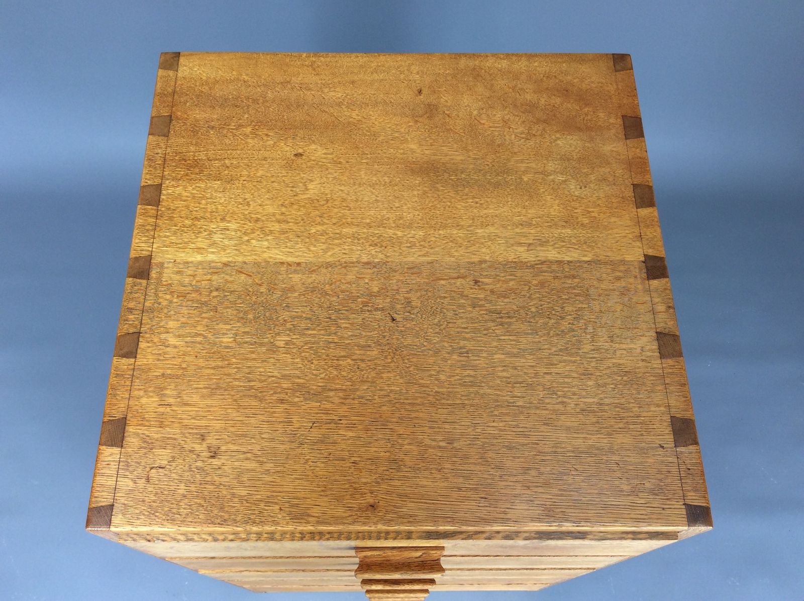 Arts & Crafts Cotswold School Oak Chest Of Drawers C1933 photo for sale