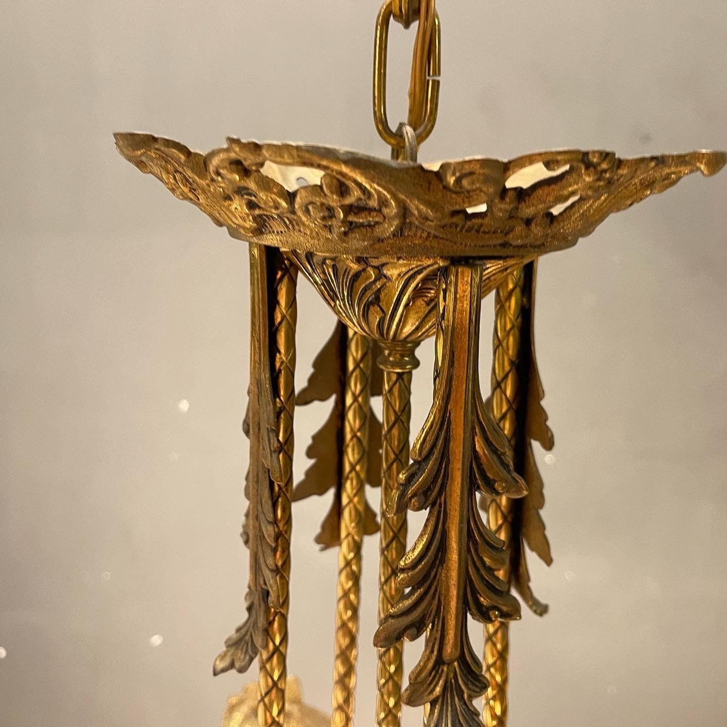 Italian Liberty Murano Glass Flower Chandelier photo vinterior