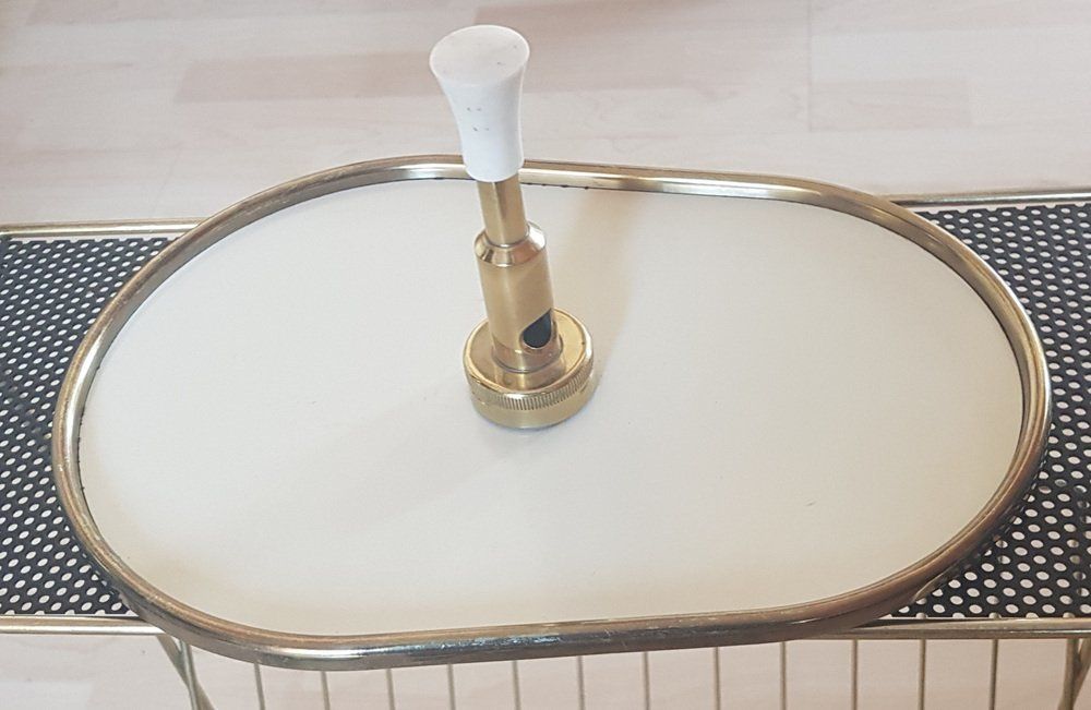Brass Smoking Set With Putti Relief From Erhard & Sons, 1960s, Set Of 4 photo furniture