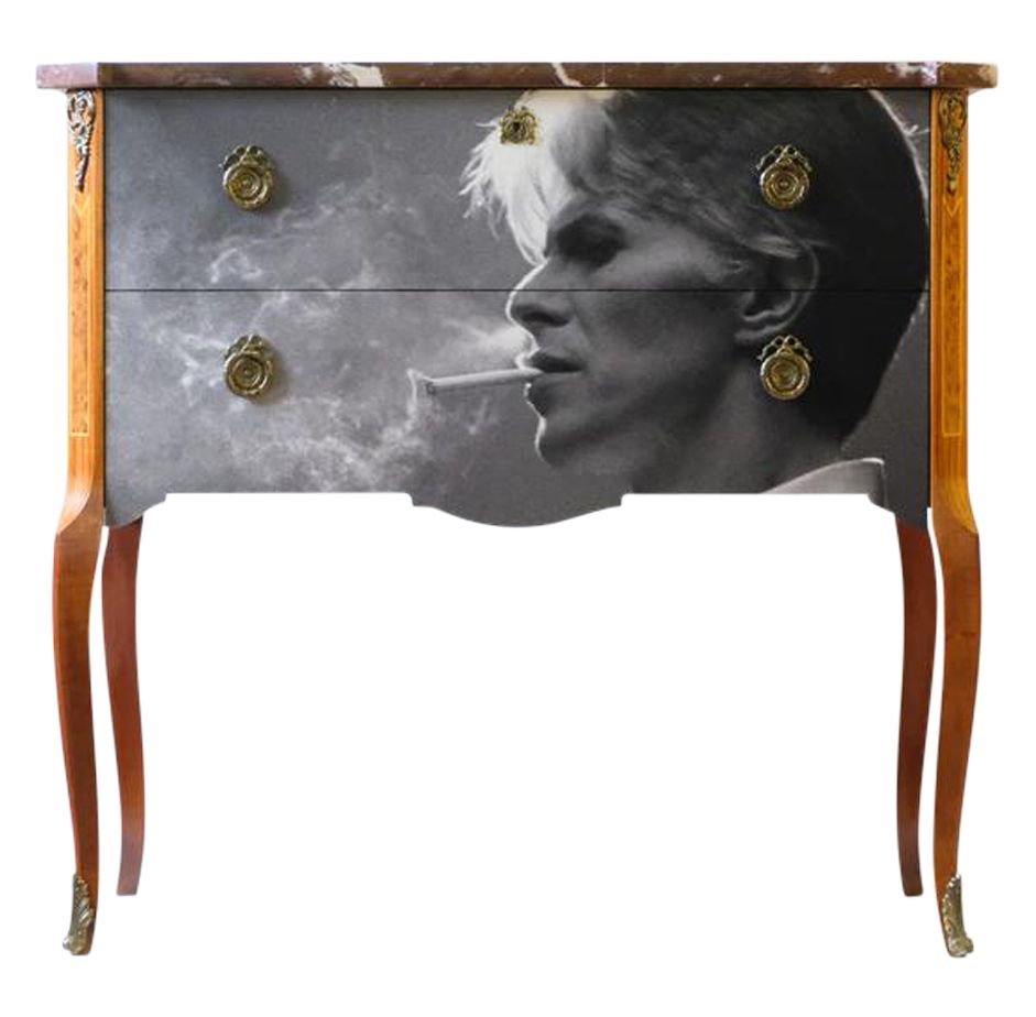 Gustavian Style Commode With Musical  Design